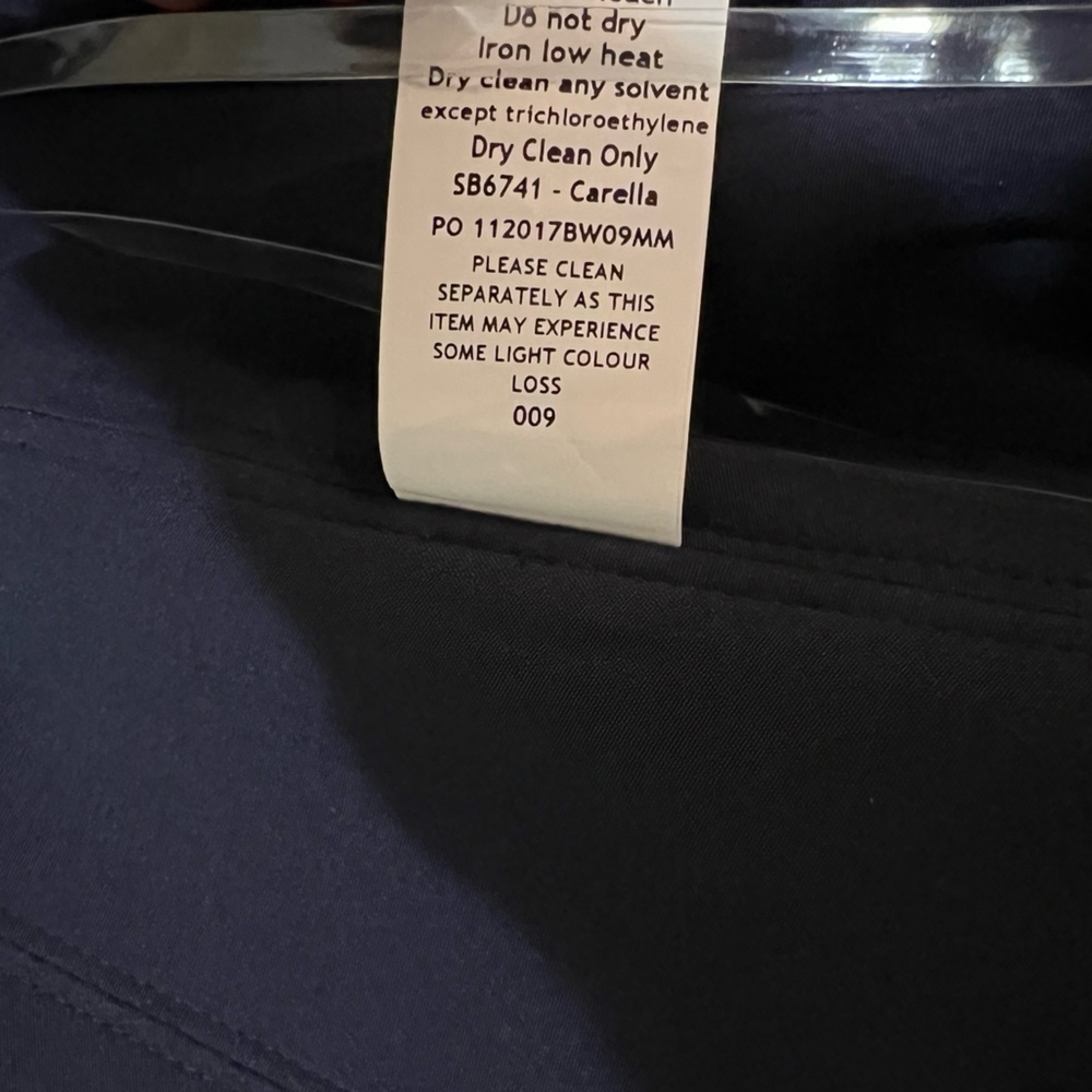 HOUSE OF CB 'Carella' Navy Satin Draped Corset Top ♡ - Picture 8 of 8